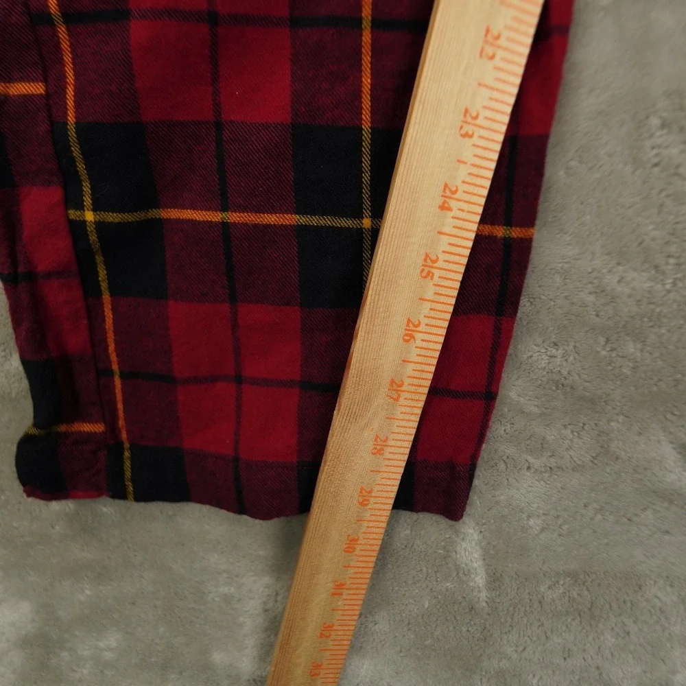 Polo Ralph Lauren Sleepwear Pants Men's Large Red Black Plaid‎ Lounge Holiday